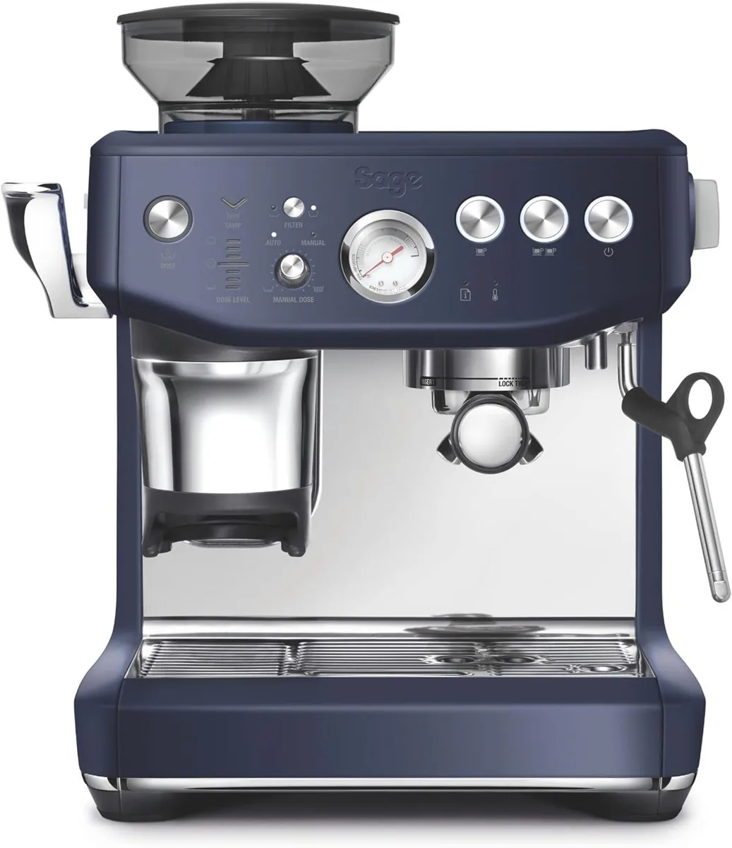 Breville Breville Barista Express Impress Espresso Machine Damson Blue BES876DBL — product photo