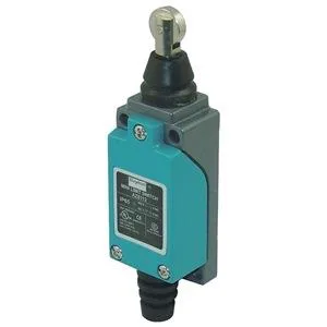 Compact grey limit switch with top roller actuator