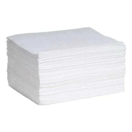 Spilltech Spilltech WP100M Sorbent Pad 15 x 19 in Oil White 100 PK 26 gal — product photo