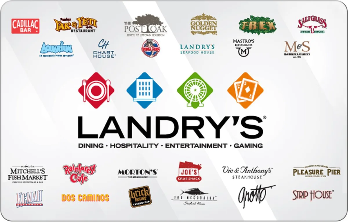Landry's, Inc Landry's, Inc LD-10000 $100 Restaurant Gift Card — product photo