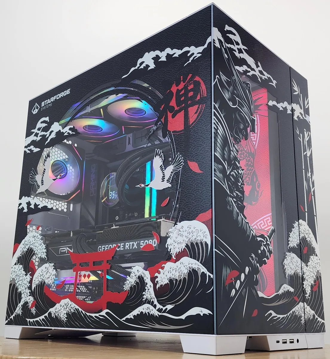 Custom Custom Gaming PC Ryzen 7 7800X3D 32GB DDR5 2TB NVME RTX 5080 — product photo