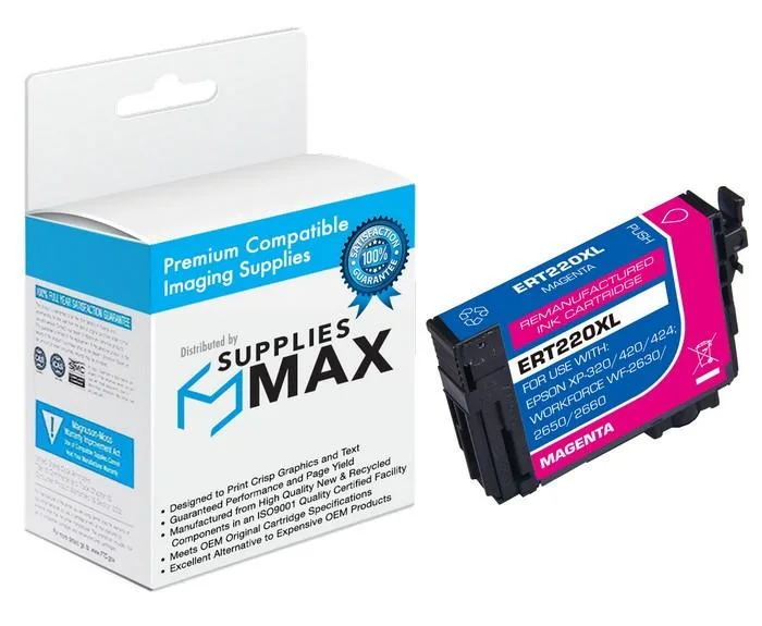 SuppliesMax SuppliesMax T220XL320 Magenta High Yield Inkjet Cartridge 450 Pages — product photo