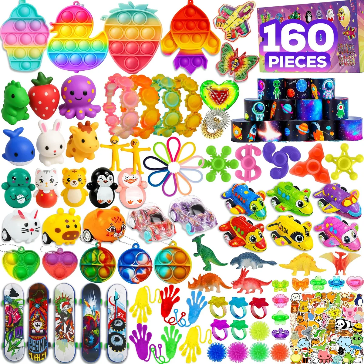 160 Pcs Fidget Toys Party Favors Pack — product photo
