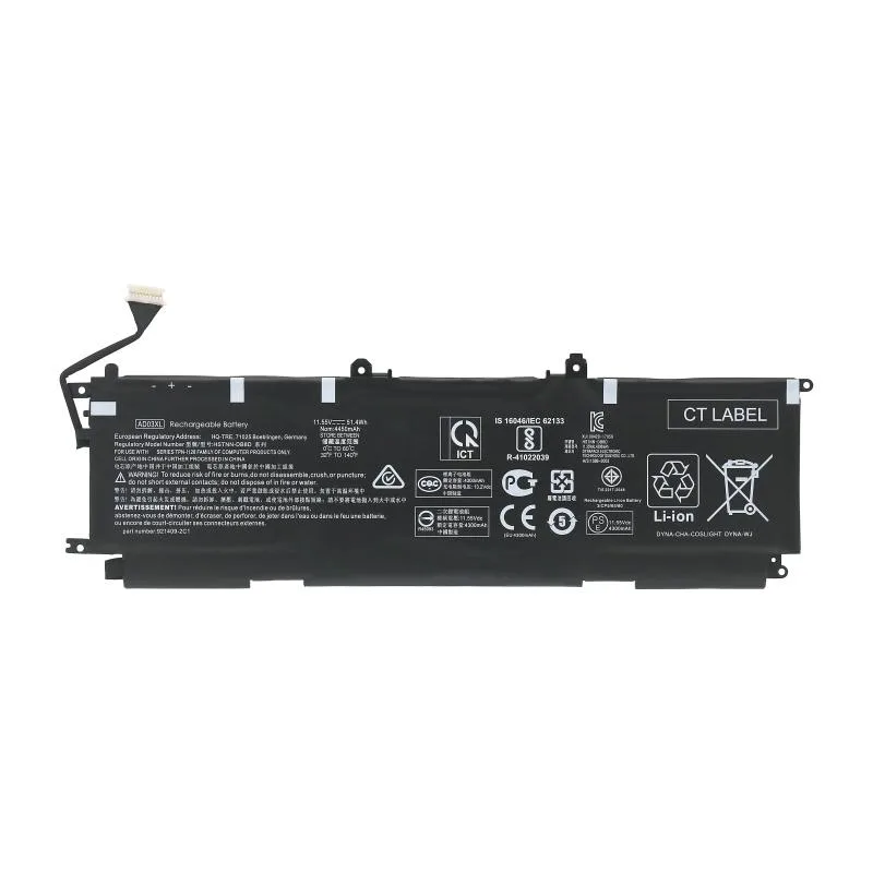POWER-FENG POWER-FENG 51.4Wh AD03XL laptop battery for HP Envy 13-AD — product photo