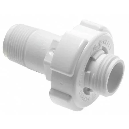 Transparent plastic drain valve assembly three inches long