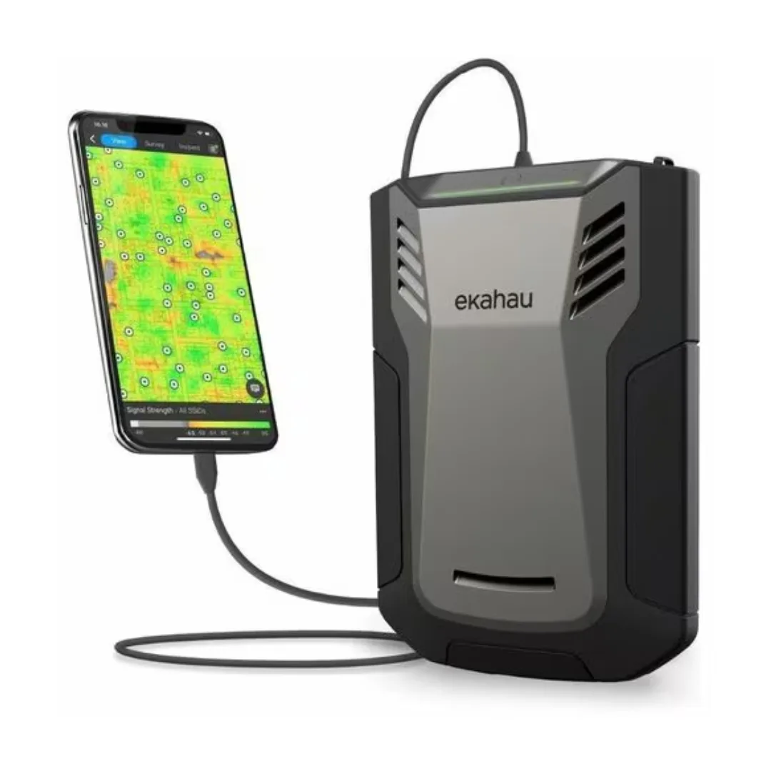 Ekahau Sidekick 2 ESK-2 wireless accessory, compact rectangular unit with matte finish and multiple antenna ports