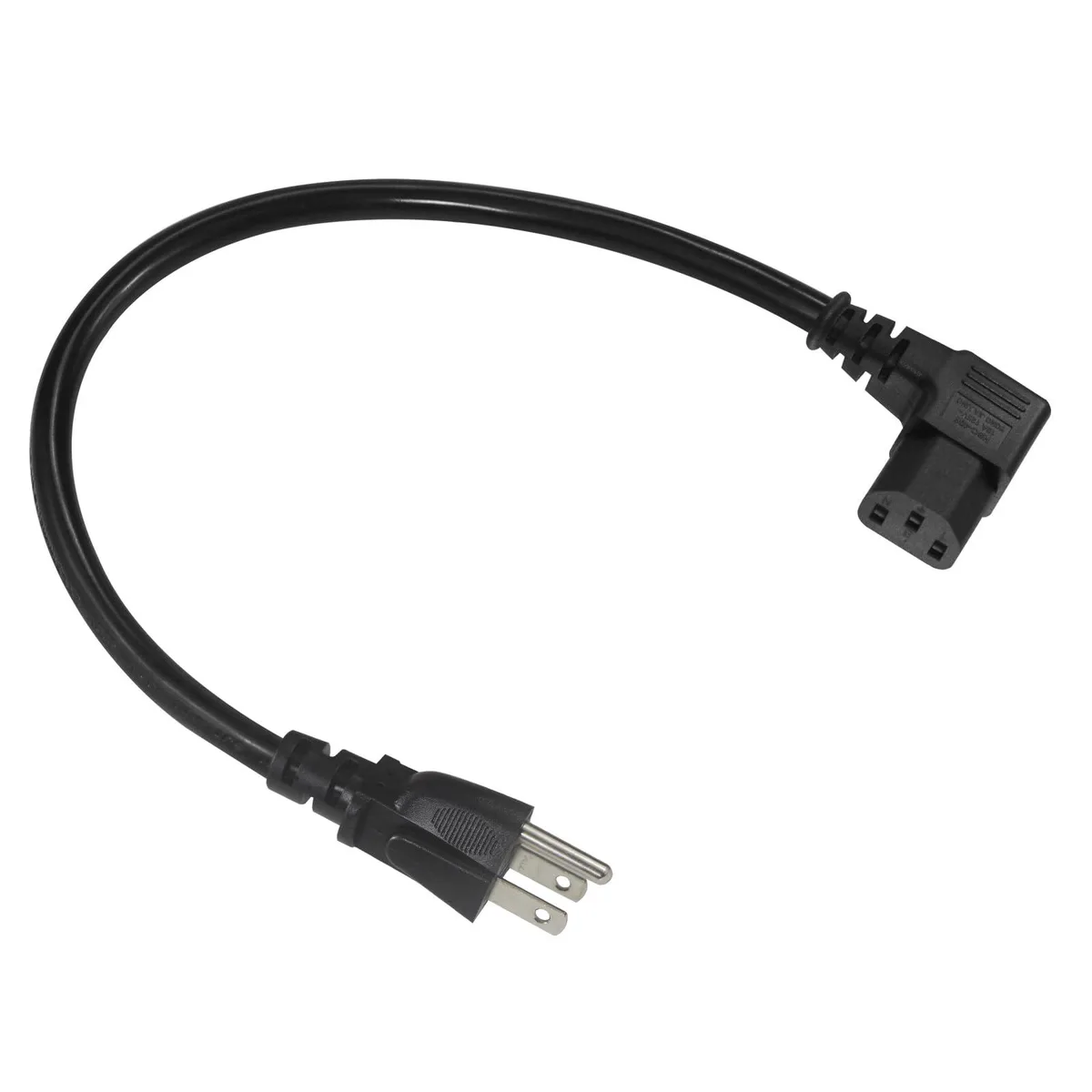  SPARKING HSC-406 1FT 90° IEC C13 Power Cord 16AWG 125V 13A — product photo
