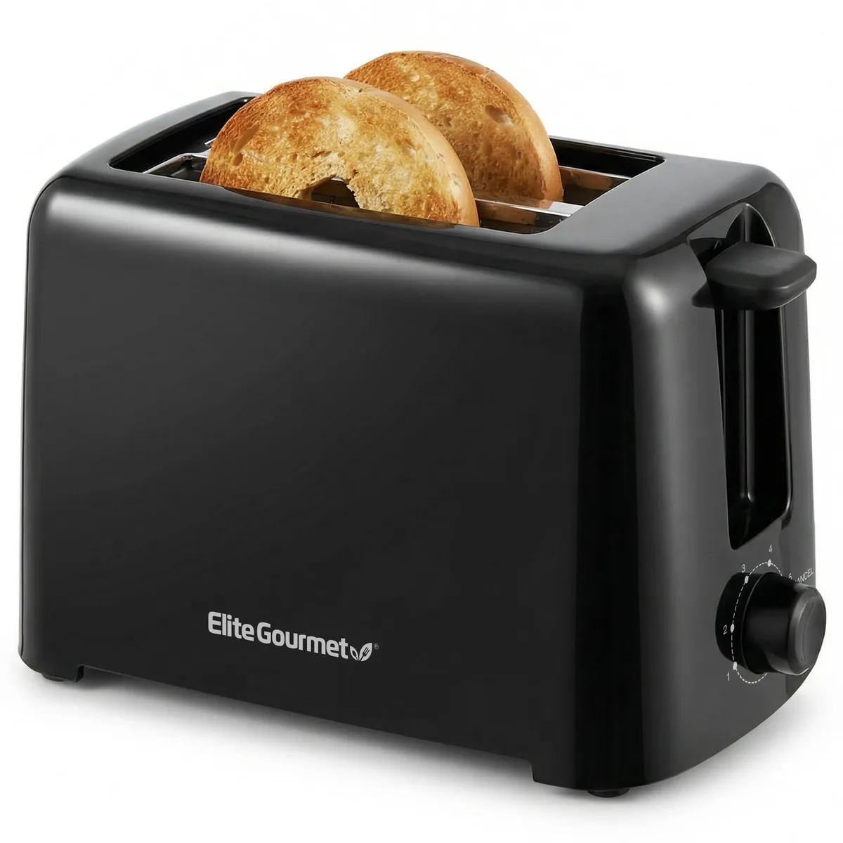  Elite Gourmet ECT1027B 2-Slice Toaster 1.25" Slots 750W Purple — product photo