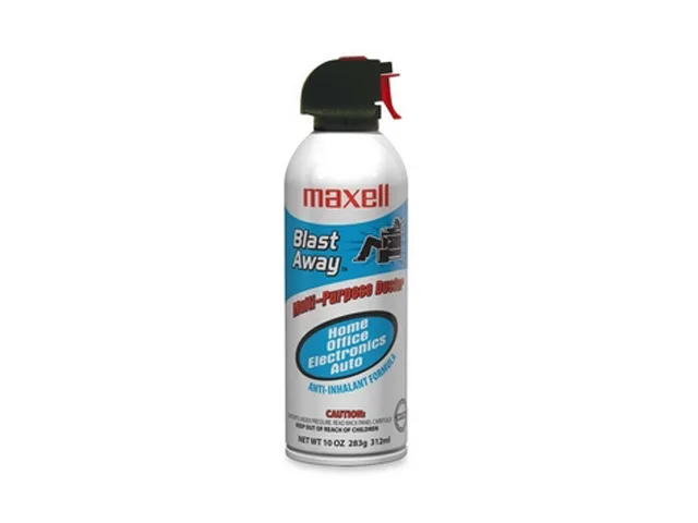 maxell maxell 190025 Blast Away Canned Air 10 fl oz cleaning — product photo