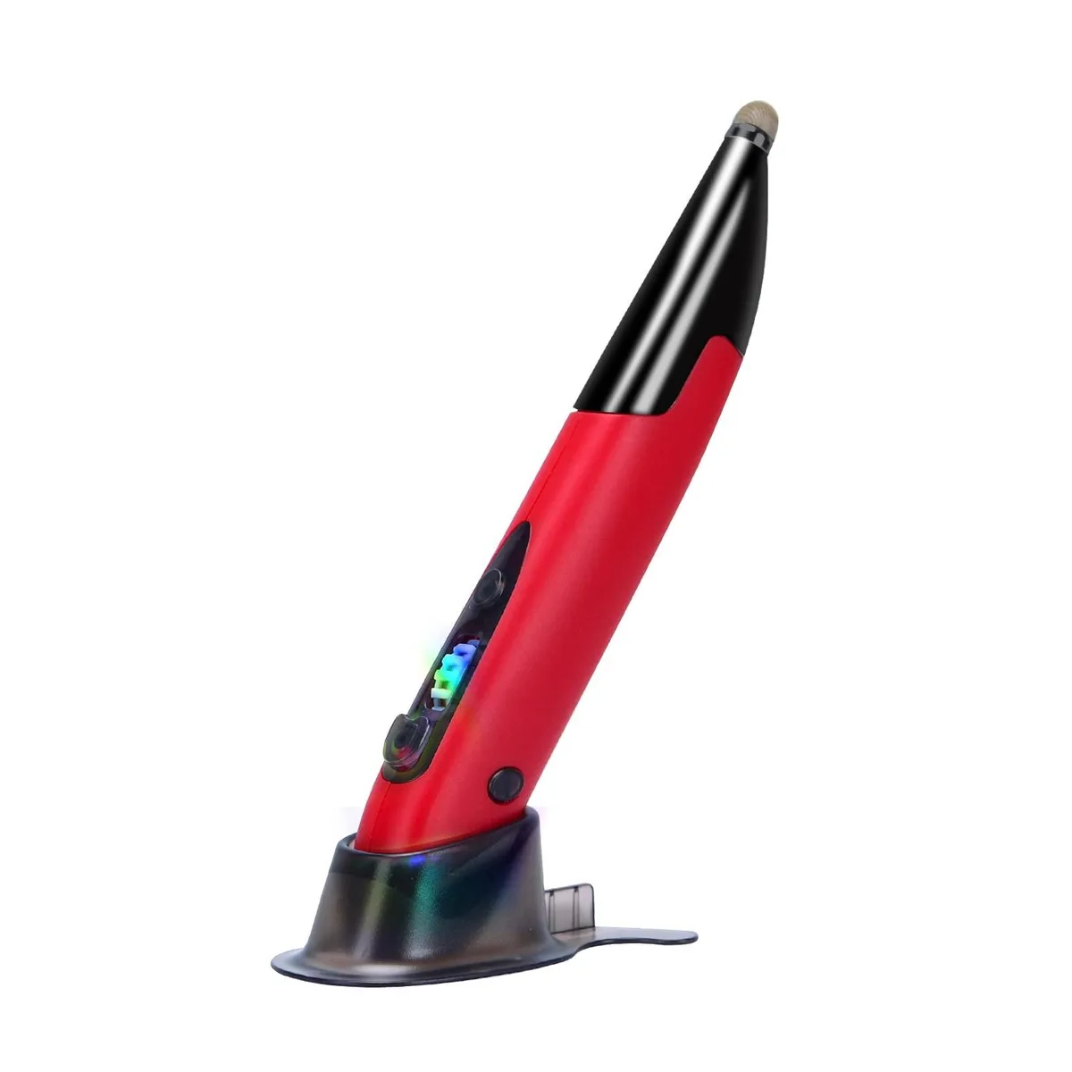 Lychee Lychee Optical Pocket Pen Mouse Voice Control Bluetooth Red 2 in 1 Accessory — product photo