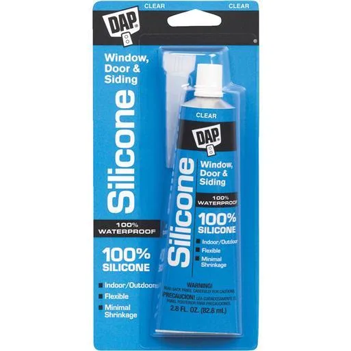 Small clear tube of silicone sealant 2.8 fl oz