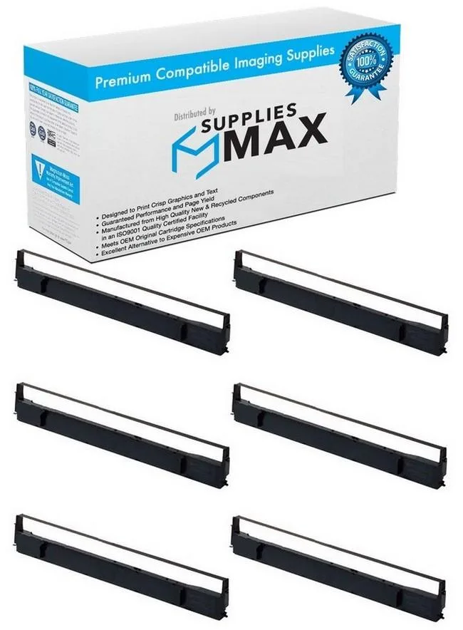 SuppliesMax SuppliesMax AMT Datasouth 844106-101 printer ribbon 6 pack — product photo