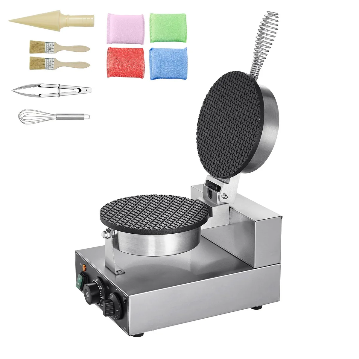 VEVOR VEVOR Electric Ice Cream Cone Maker 1230W Non-Stick Stainless Steel — product photo
