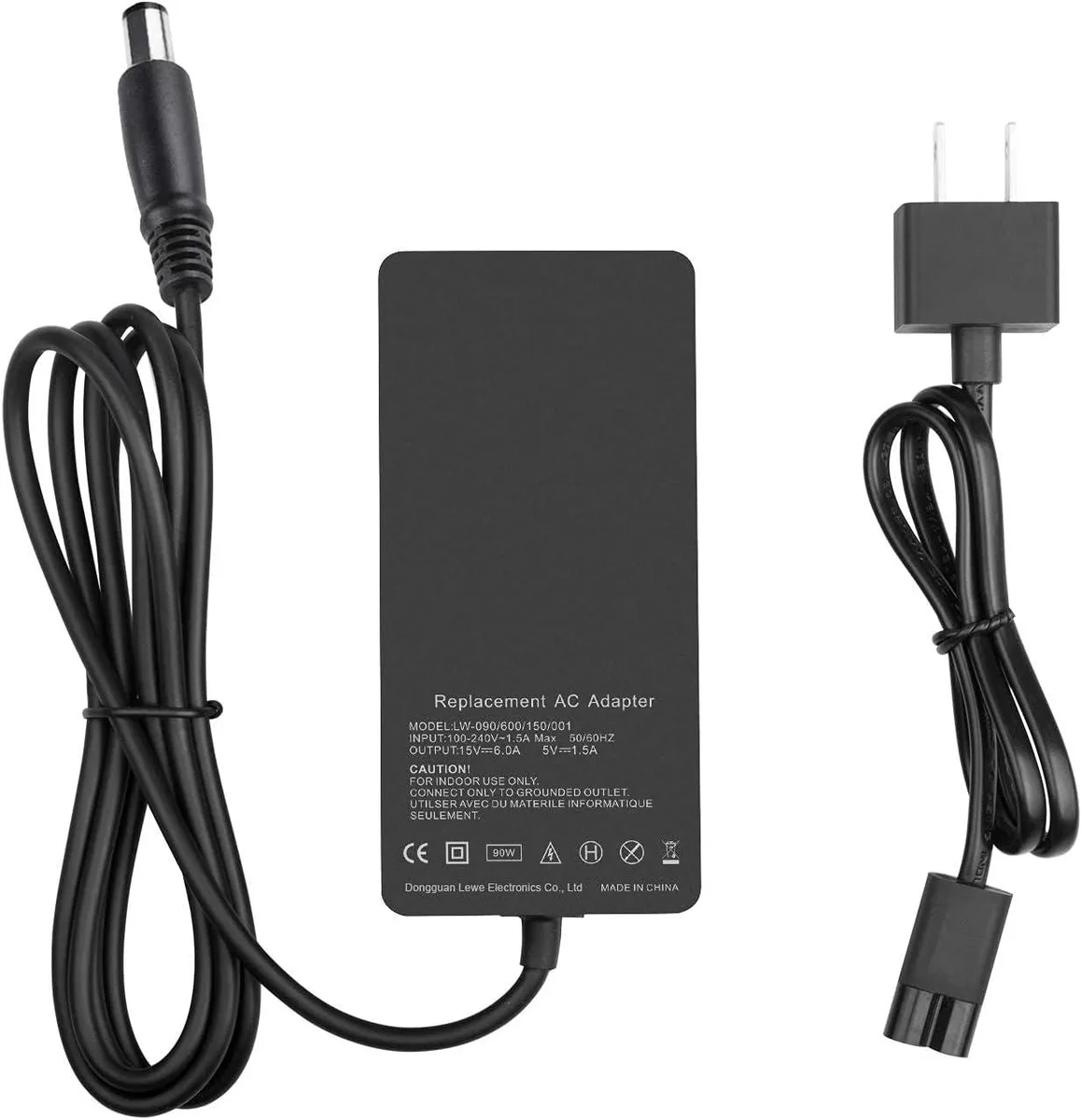 usbroway usbroway EADP-1749 90W ac adapter 15V 6.0A 6.2ft cord USB 2.0 — product photo