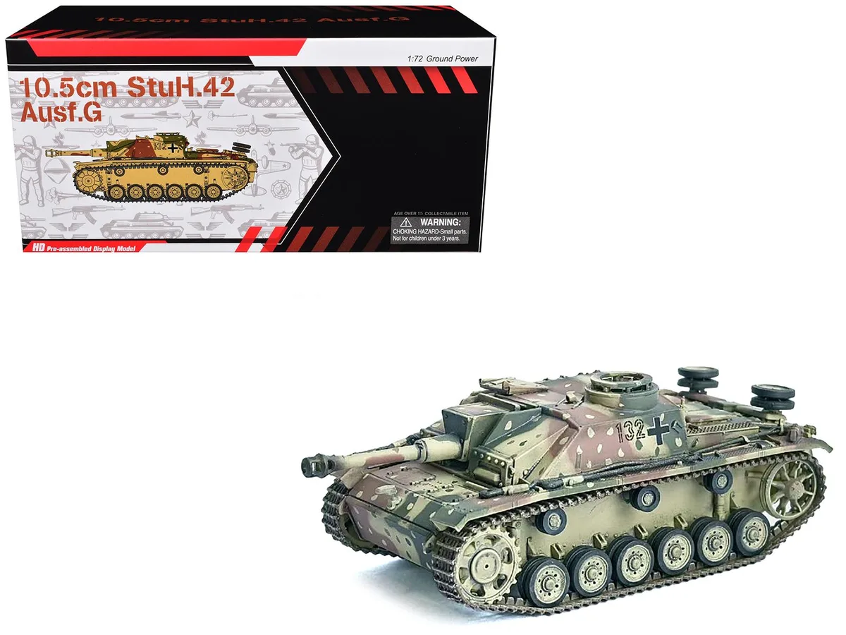 Dragon Models Dragon Models Germany 10.5cm StuH.42 Ausf. G "Unidentified Unit, Ardennes" 1/72 hobby collectible — product photo
