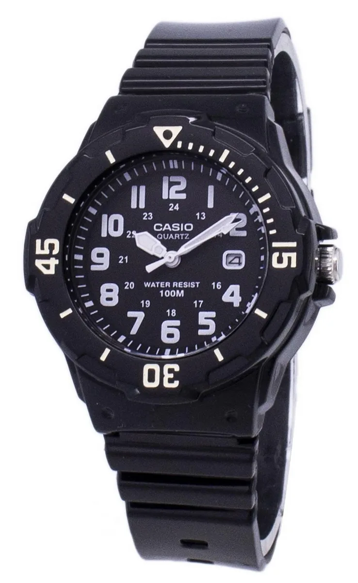 CASIO CASIO Enticer Women's Analog Watch LRW-200H Black Dial 34.20mm 100m Resin — product photo