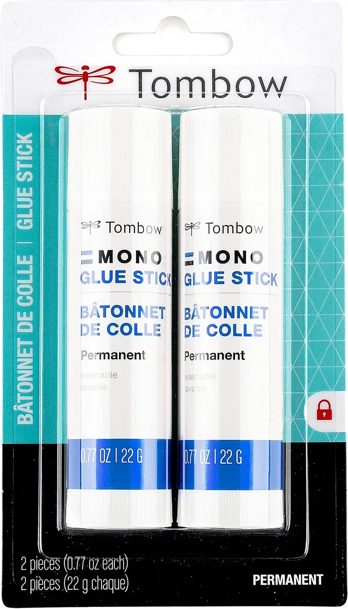  Tombow Mono Glue Stick 62211 Medium 2-Pack .77 oz each — product photo