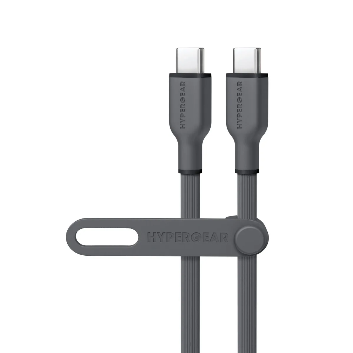 HyperGear HyperGear Flexi PRO USB-C Cable 15ft 60W Grey — product photo
