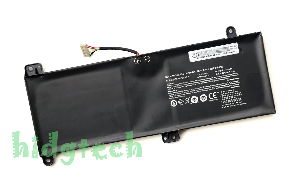 Beisite Beisite PA70BAT-4 15 V 66 Wh laptop battery — product photo
