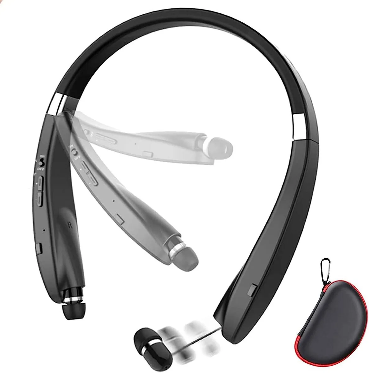 Corn Electronics Corn Electronics Foldable Bluetooth 4.1 Neckband Headphones — product photo