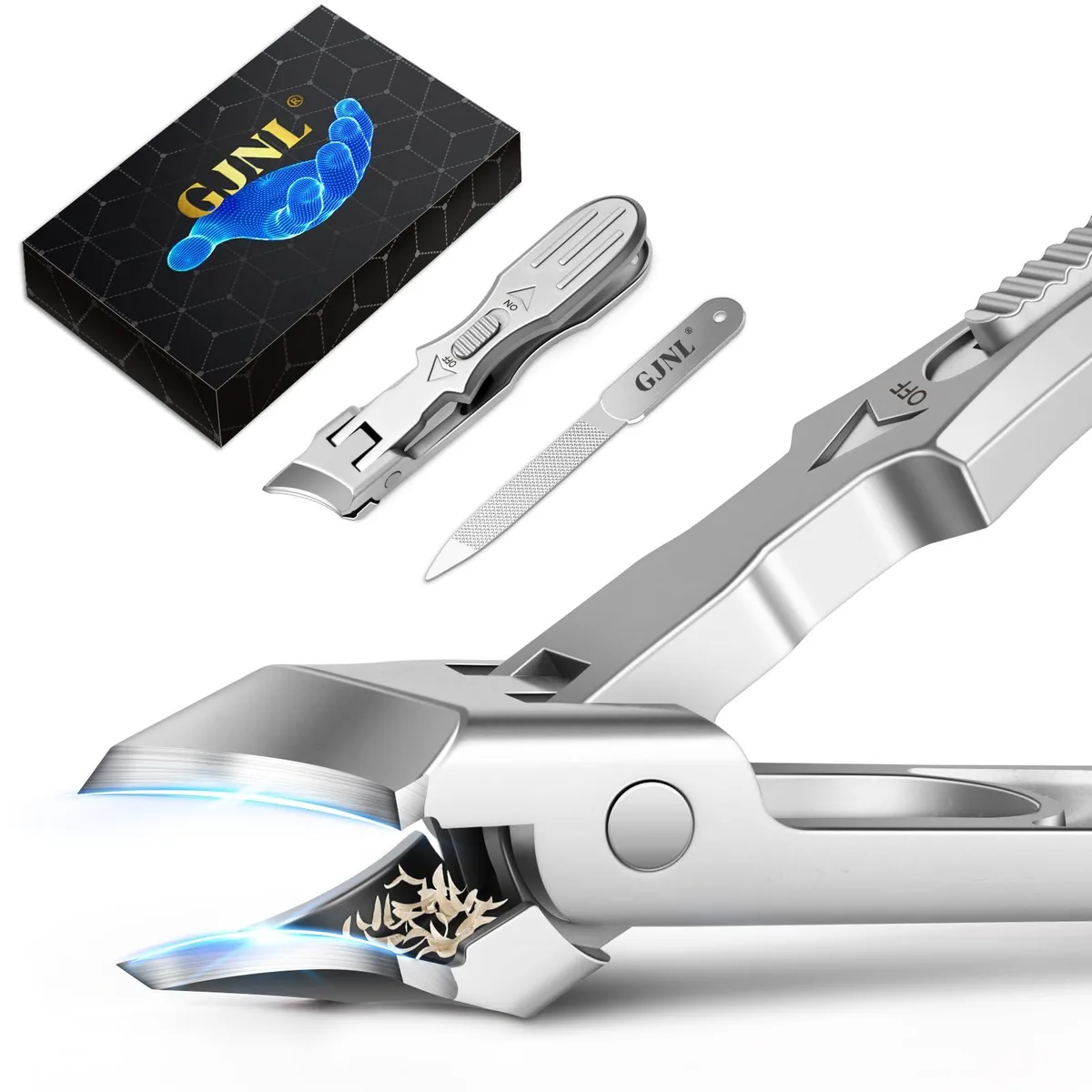  Generic 22-7 Ingrown Toenail Clippers 45° Slanted Stainless Steel 2 Count — product photo