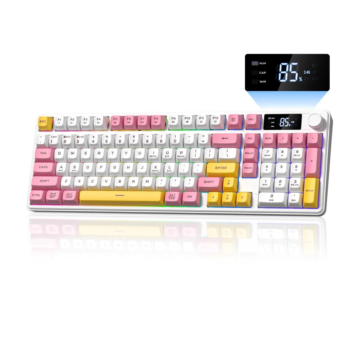 Womier Womier DK98pro 98-key Membrane Keyboard White — product photo