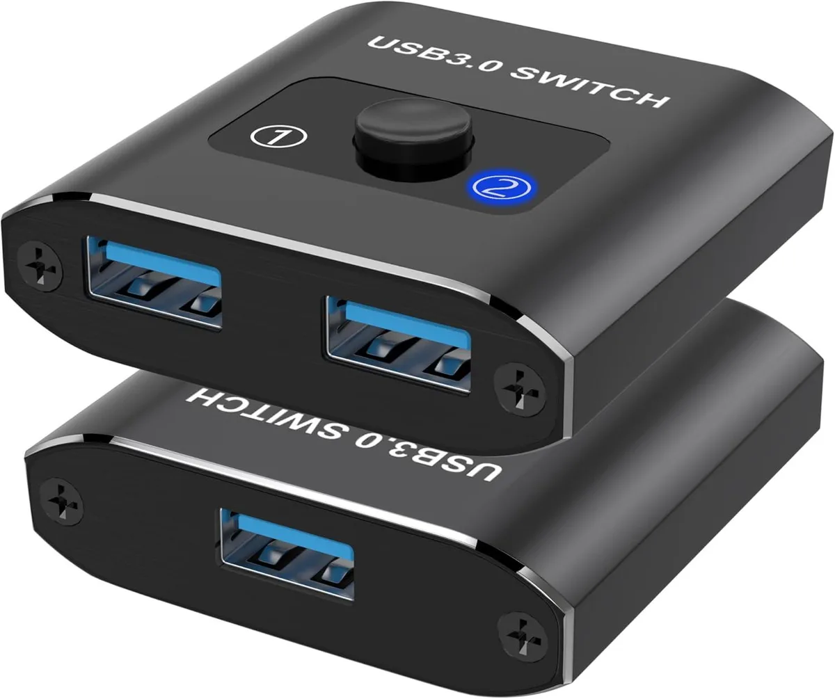 Explus-C Explus-C USB 3.0 Bi-Directional KVM Switch 1 in 2 out / 2 in 1 out — product photo