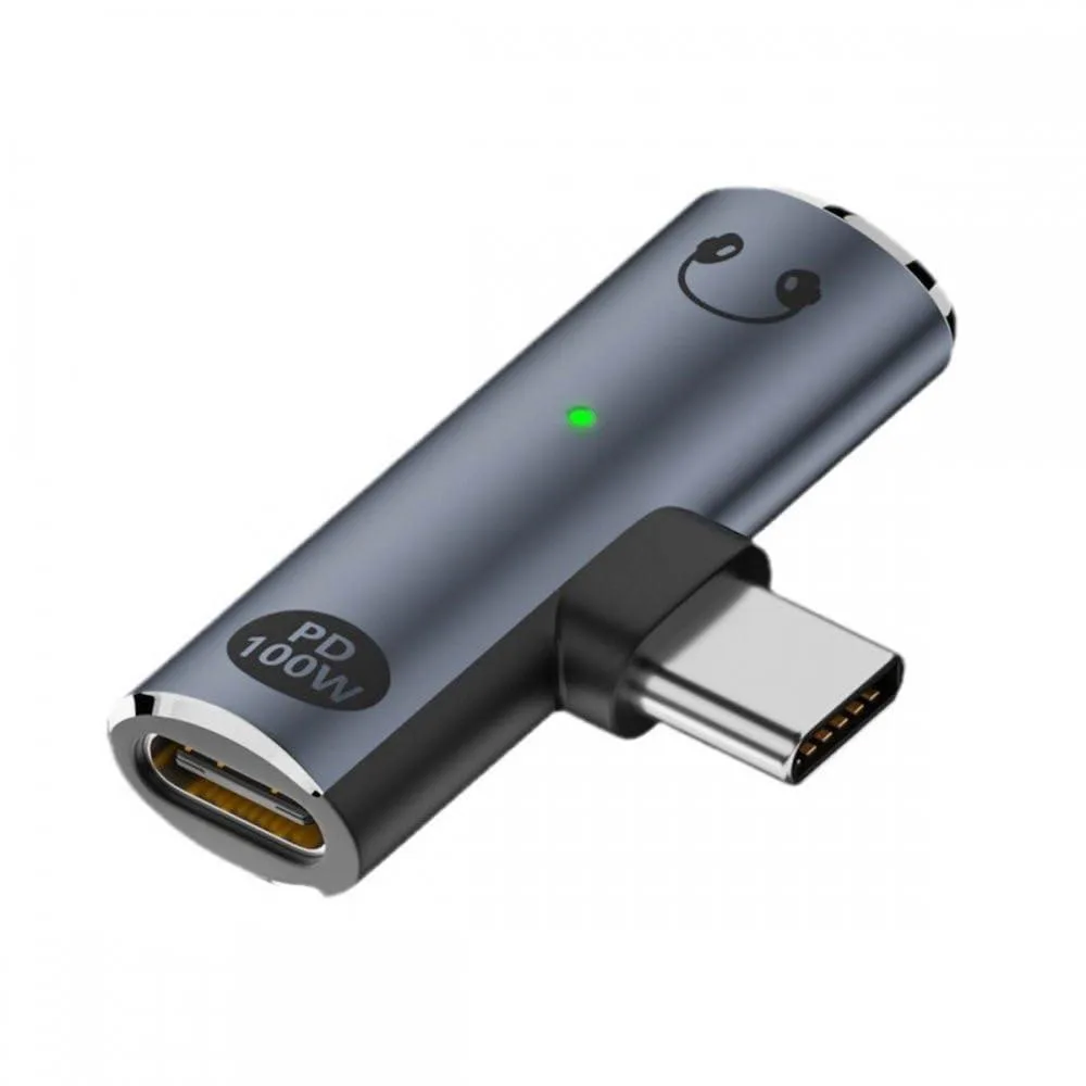 Vszerda Vszerda UC-075-PD-HX USB-C to 3.5mm Audio Adapter 16bit 48kHz 100W PD Grey — product photo