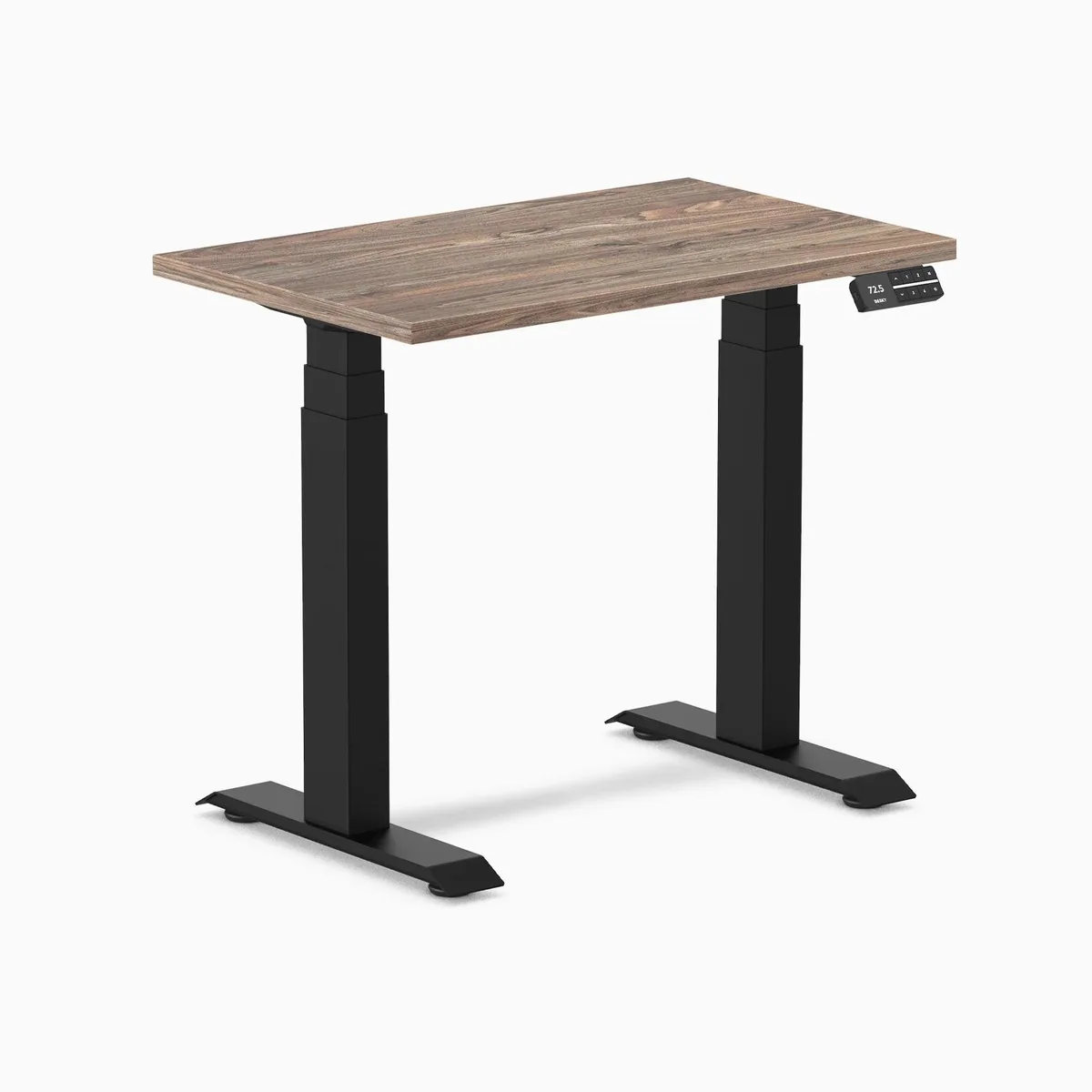 Desky Desky Dual Mini Sit Stand Desk 40 x 24 in White Space Gray — product photo