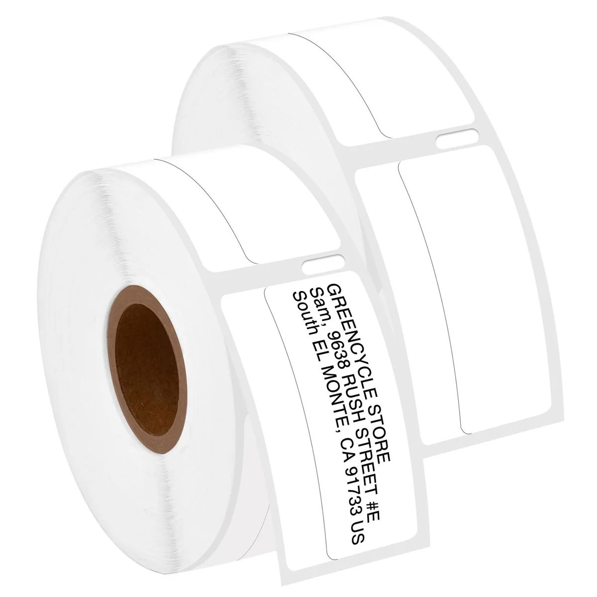 GREENCYCLE GREENCYCLE DM-30330 Label 3/4" x 2" 500/Roll 2 Pack — product photo