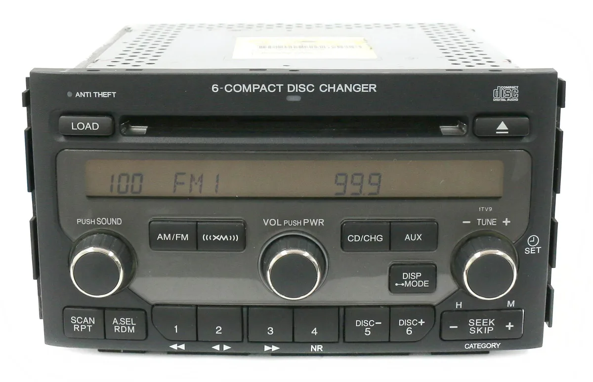 1 Factory Radio 1 Factory Radio 39100-S9V-A610 2006-08 Honda Pilot Radio — product photo