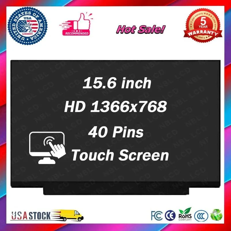 NUOLAISUN NUOLAISUN NT156WHM-T03 V8.1 15.6 HD LCD Touch Screen Digitizer — product photo