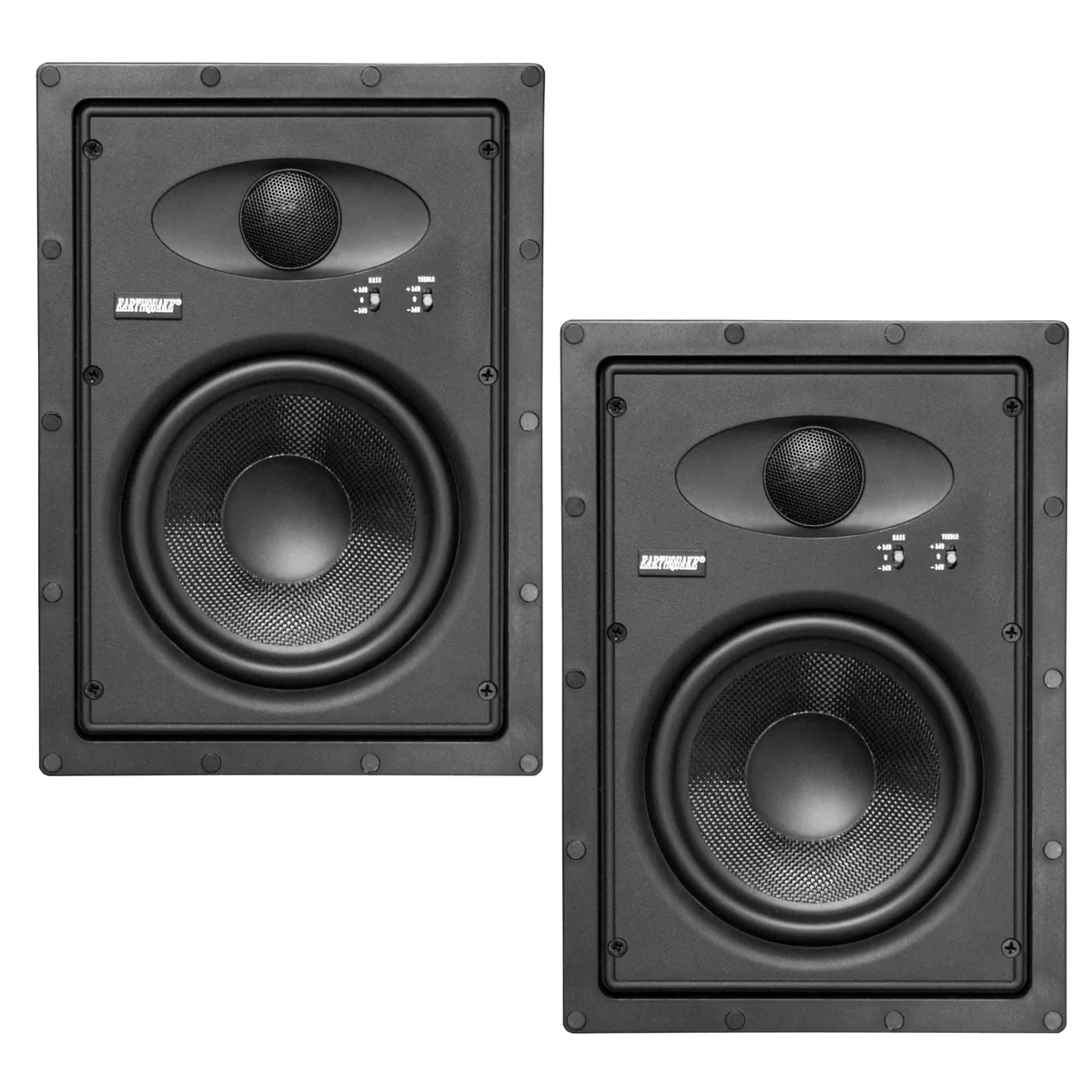 Earthquake Sound Earthquake Sound EWS600 6.5 inch 350W 8 Ohm Edgeless In-Wall Speakers Pair — product photo