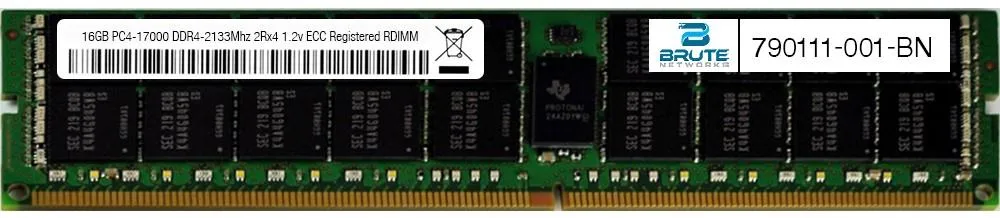 Brute Networks Brute Networks 16GB DDR4 2133MHz CL15 2Rx4 1.2V Registered RDIMM Server RAM — product photo