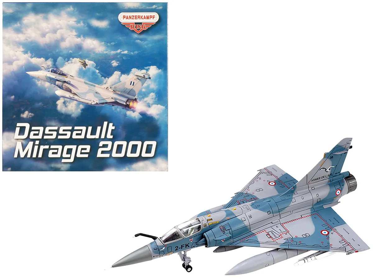 Panzerkampf Panzerkampf Mirage 2000-5F "2-FK, Cigognes" 1/72 Diecast Fighter — product photo