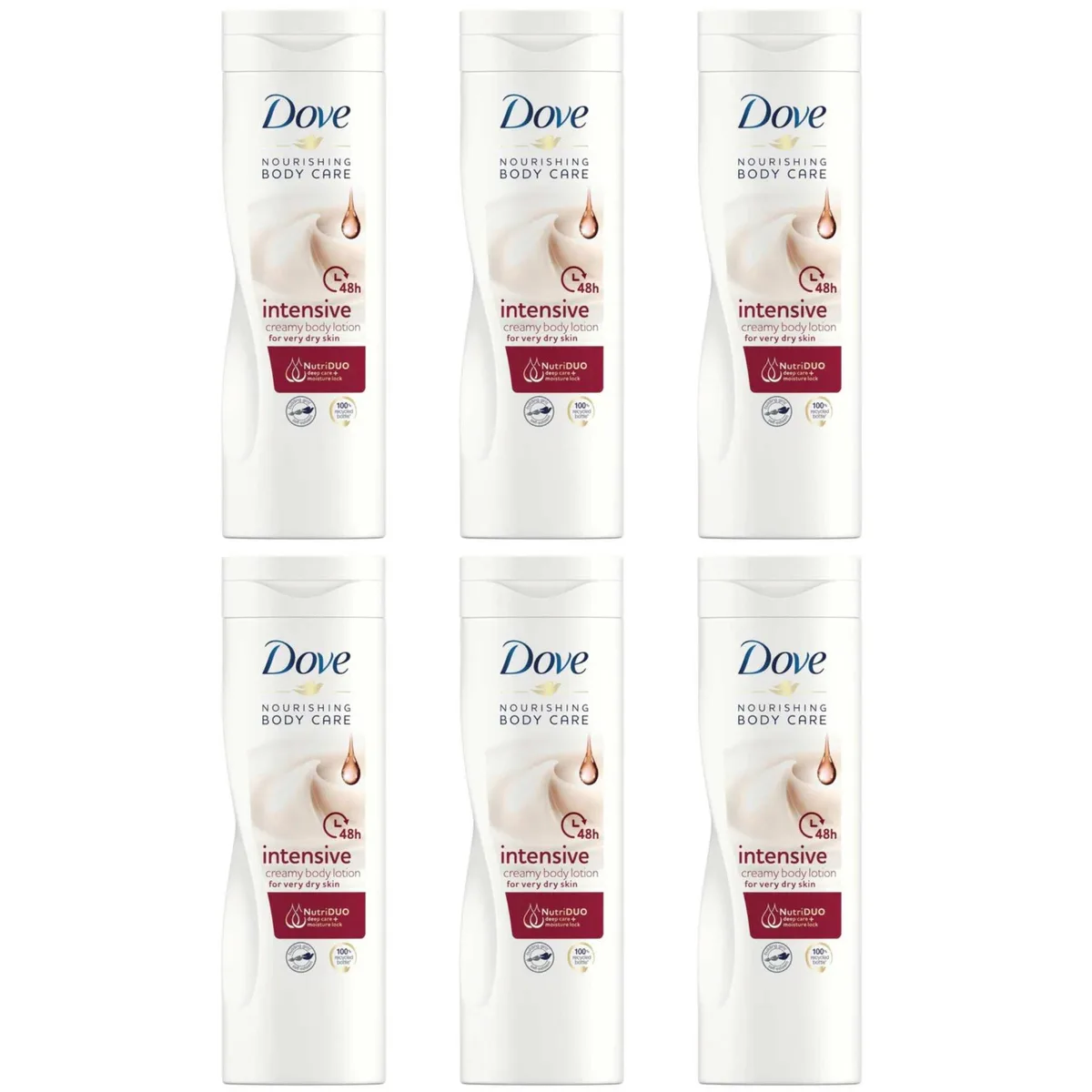 Dove Dove Intense Nourishment Body Lotion 400 ml 6 Pack skin care — product photo