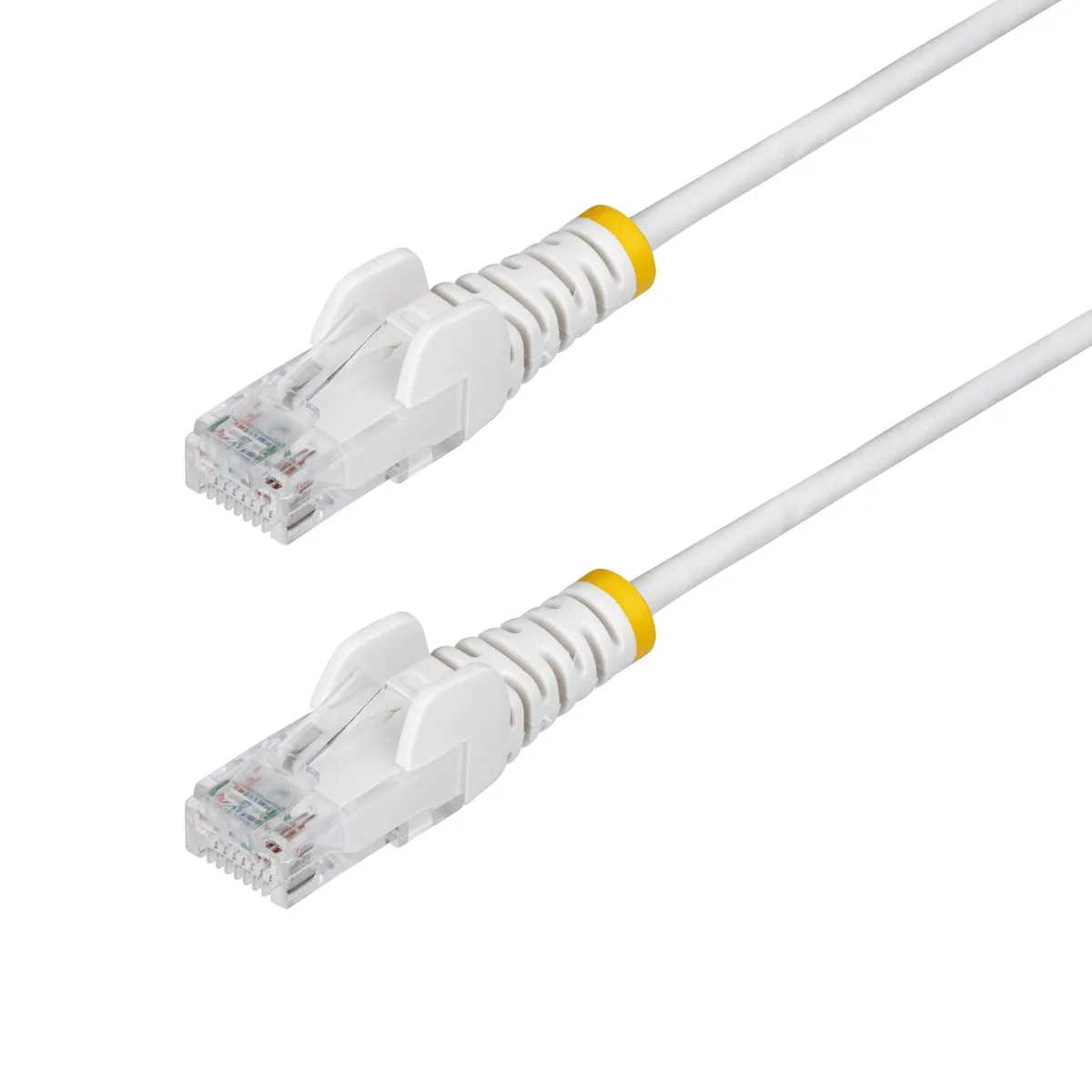 STARTECH STARTECH N6PAT5WHS network ethernet cable 5ft white slim CAT6 28AWG LSZH 100W PoE 36% slimmer — product photo