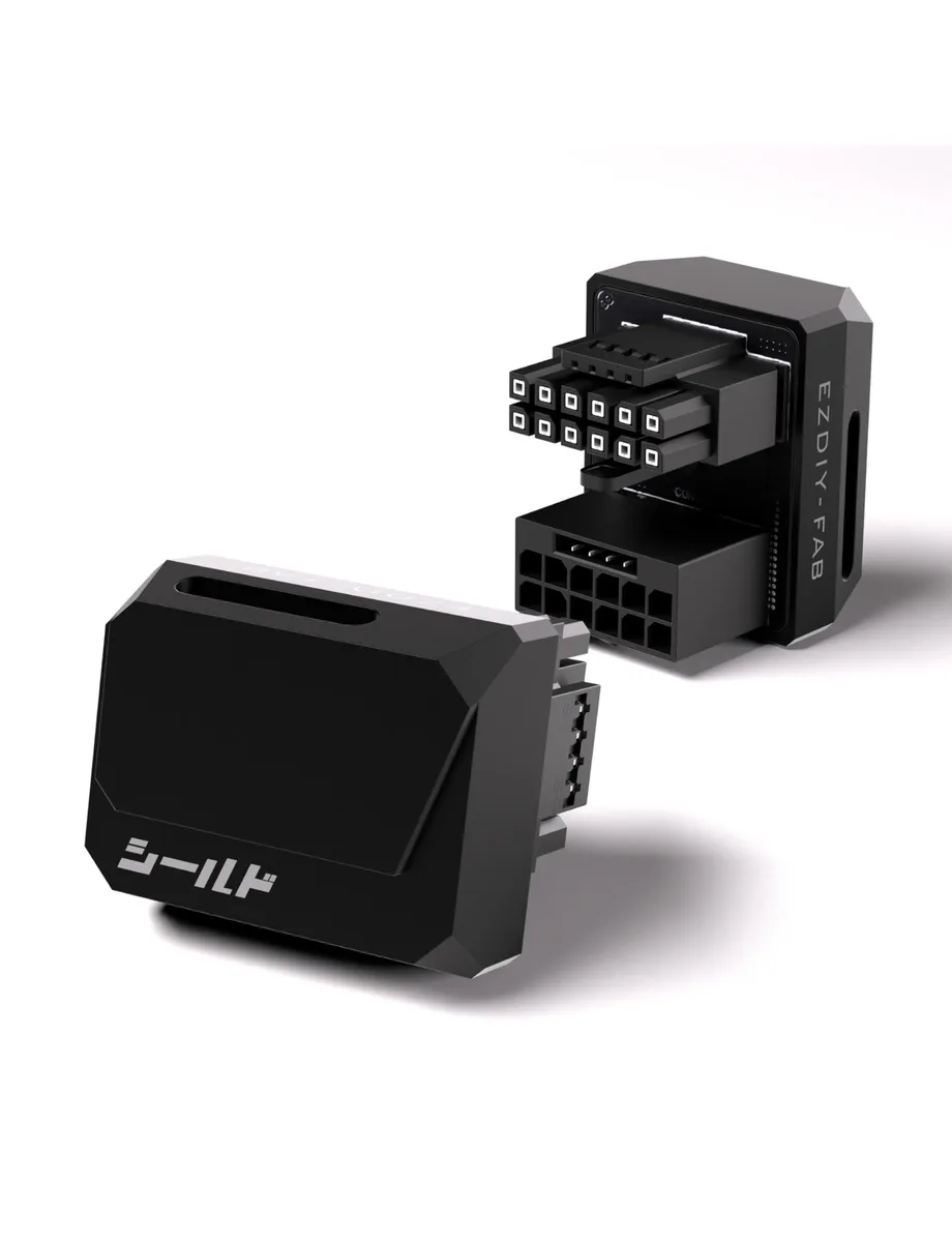WRIARICH WRIARICH PCIe 5.1 12V-2x6 GPU Adapter 600W 16 Pin 12VHPWR 180 Degree STD Type Black — product photo
