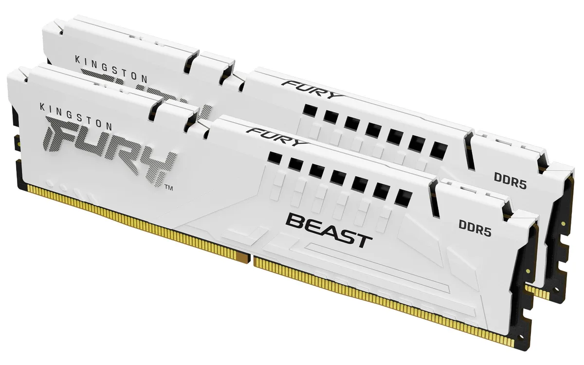 Kingston Technology Corp. Kingston Technology Corp. FURY Beast KF560C36BWE2K2-32 32GB (2x16GB) DDR5-6000 CL36 desktop RAM — product photo