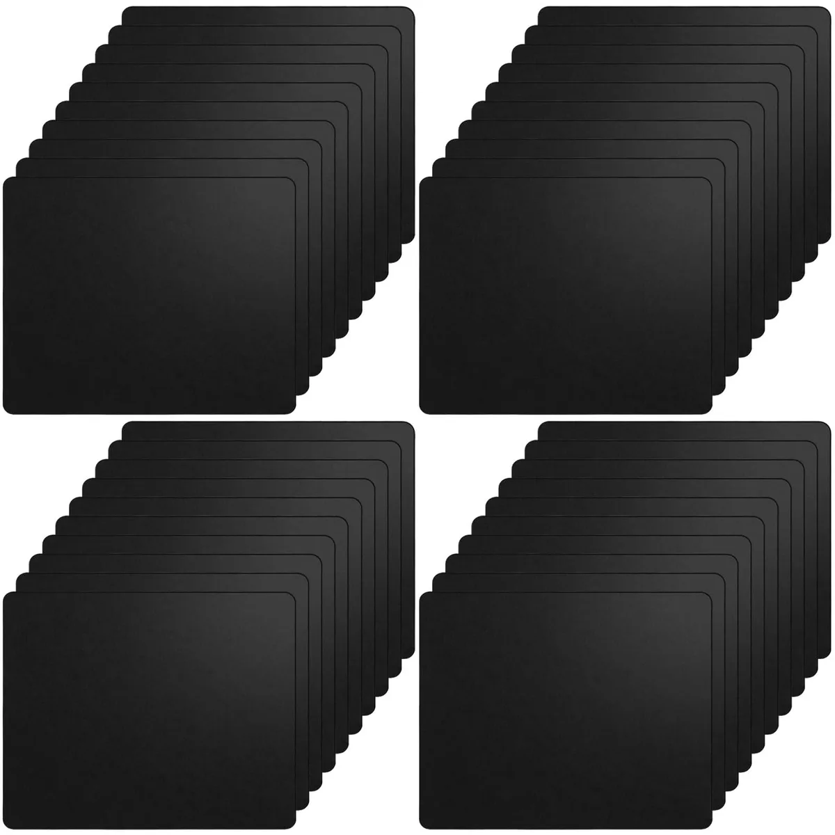  Nicunom N-MousePad-B 40 Pack Mouse Pad 8.6 x 7.1 inch 3mm Black — product photo