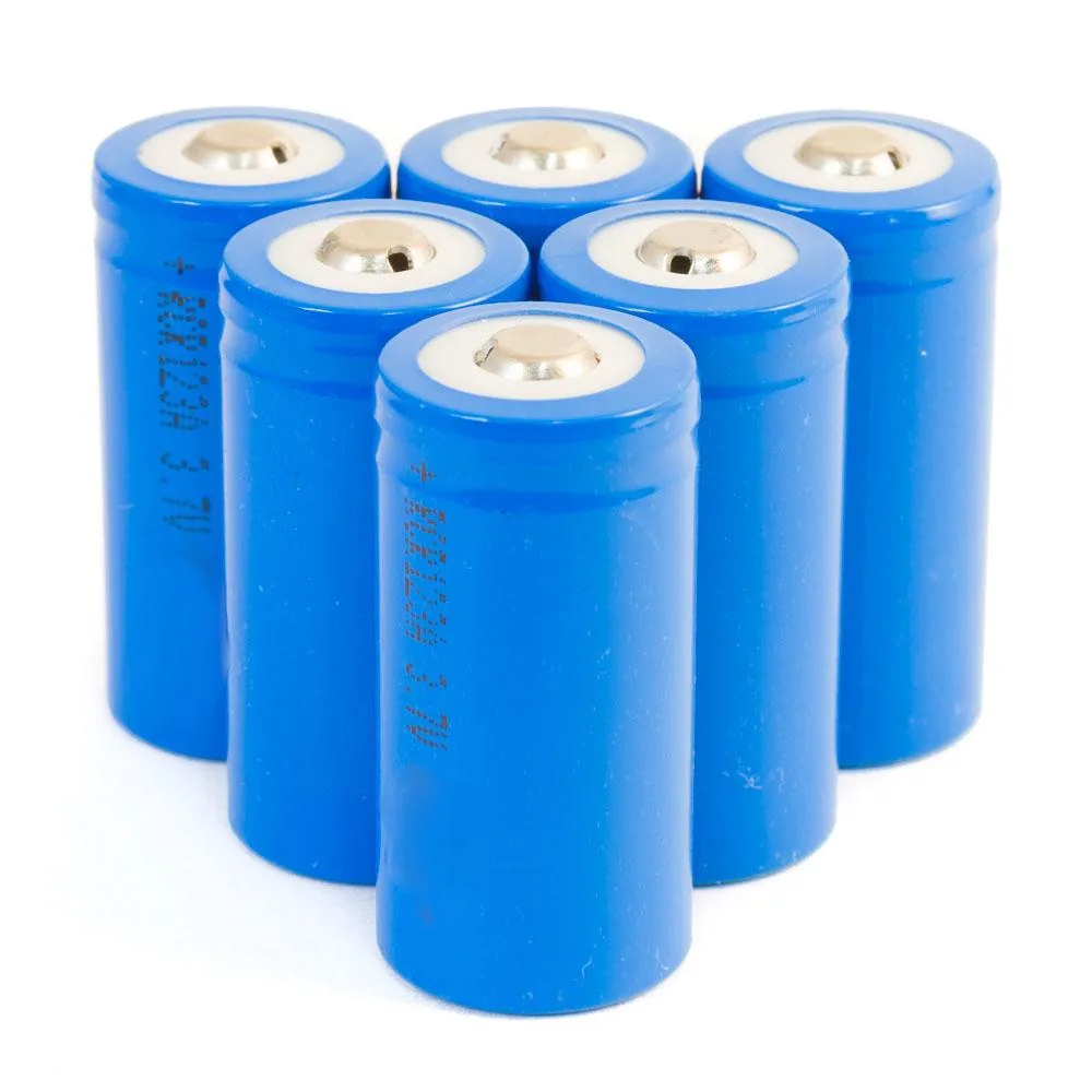 Centenex Electronics Centenex Electronics RCR123a 3.7V 700mAh 6-pack standard battery — product photo
