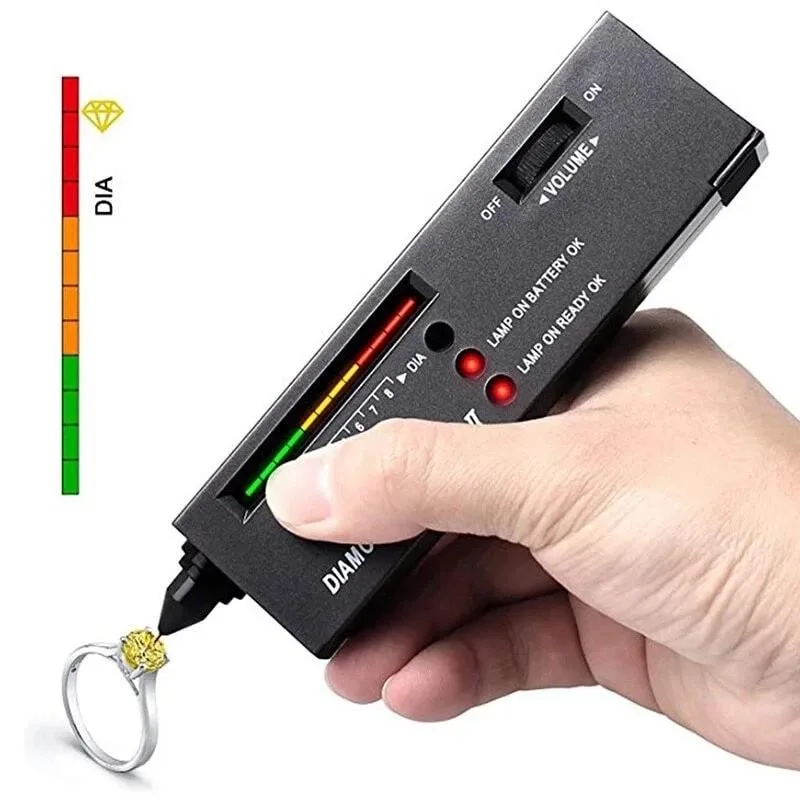 RAYBESTOS UNBRANDED RAYBESTOS UNBRANDED Portable Diamond Tester Selector Illuminated Jewelry Gemstone Testing Tool Kit — product photo