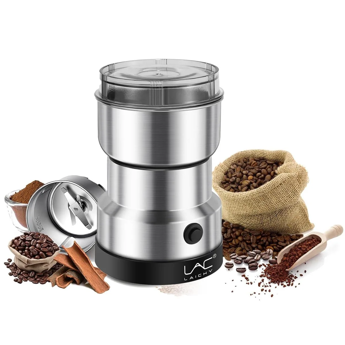  Coffee Grinder 150W 7.09x7.87in — product photo