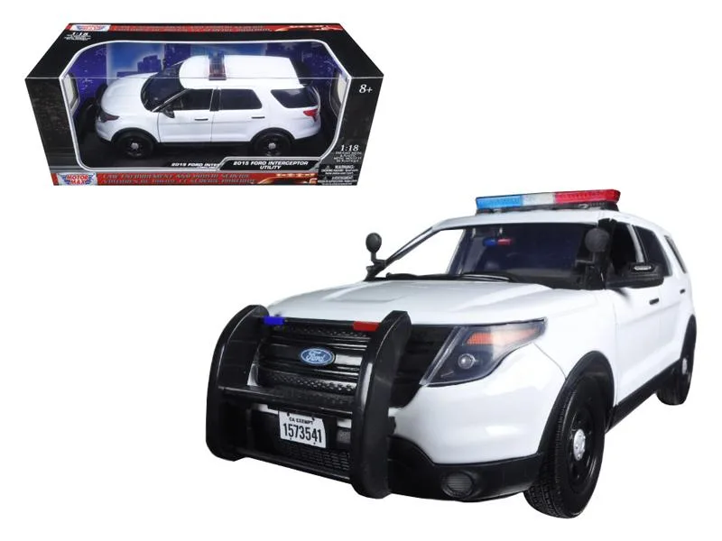 MOTORMAX MOTORMAX 2015 Ford PI Utility Interceptor Police Car 1/18 Diecast — product photo