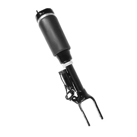 Unity 28-112800 front electronic air strut assembly, metallic cylindrical body with mounting hardware