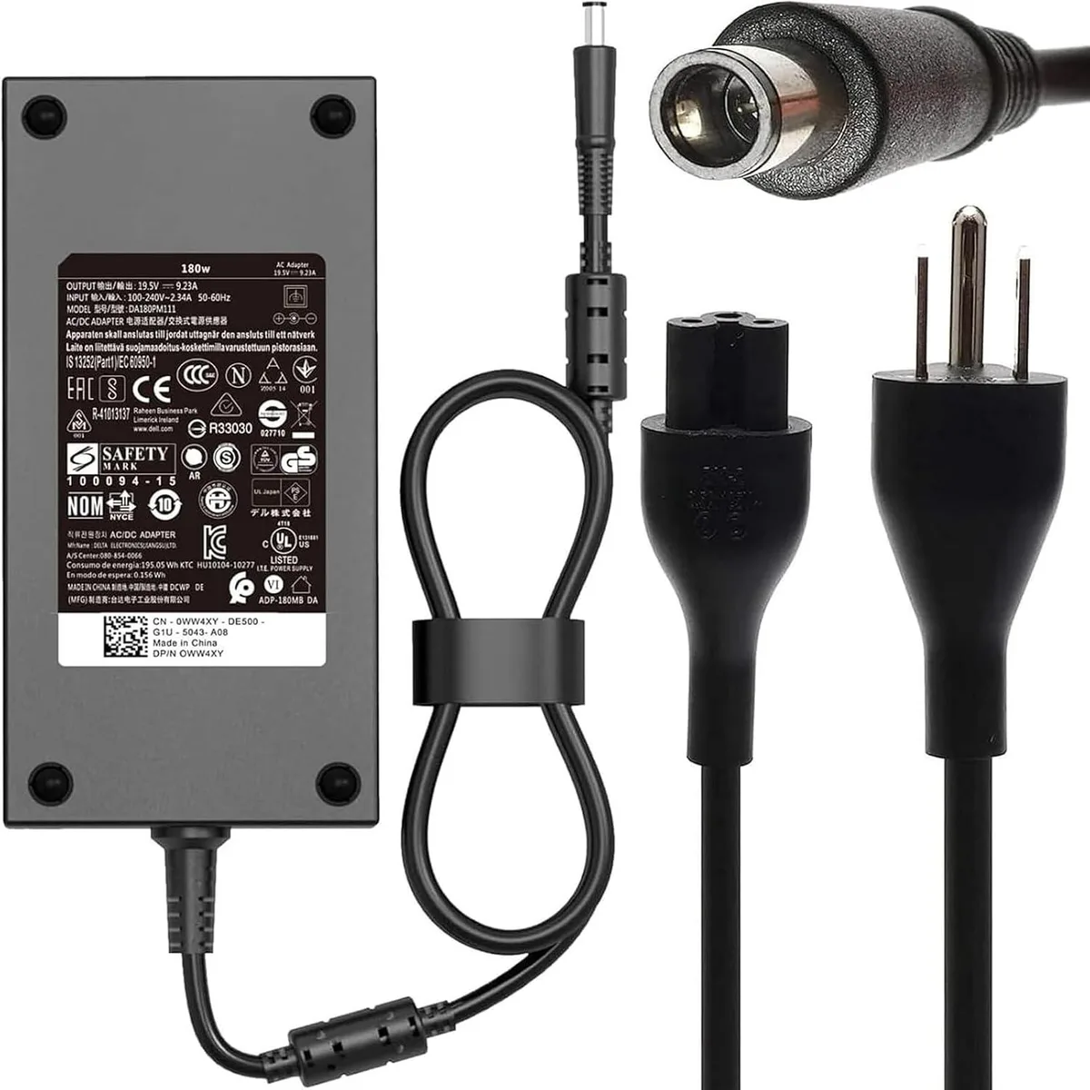 FLEANE FLEANE 180W 19.5V 9.23A AC Laptop Charger DA180PM111 — product photo