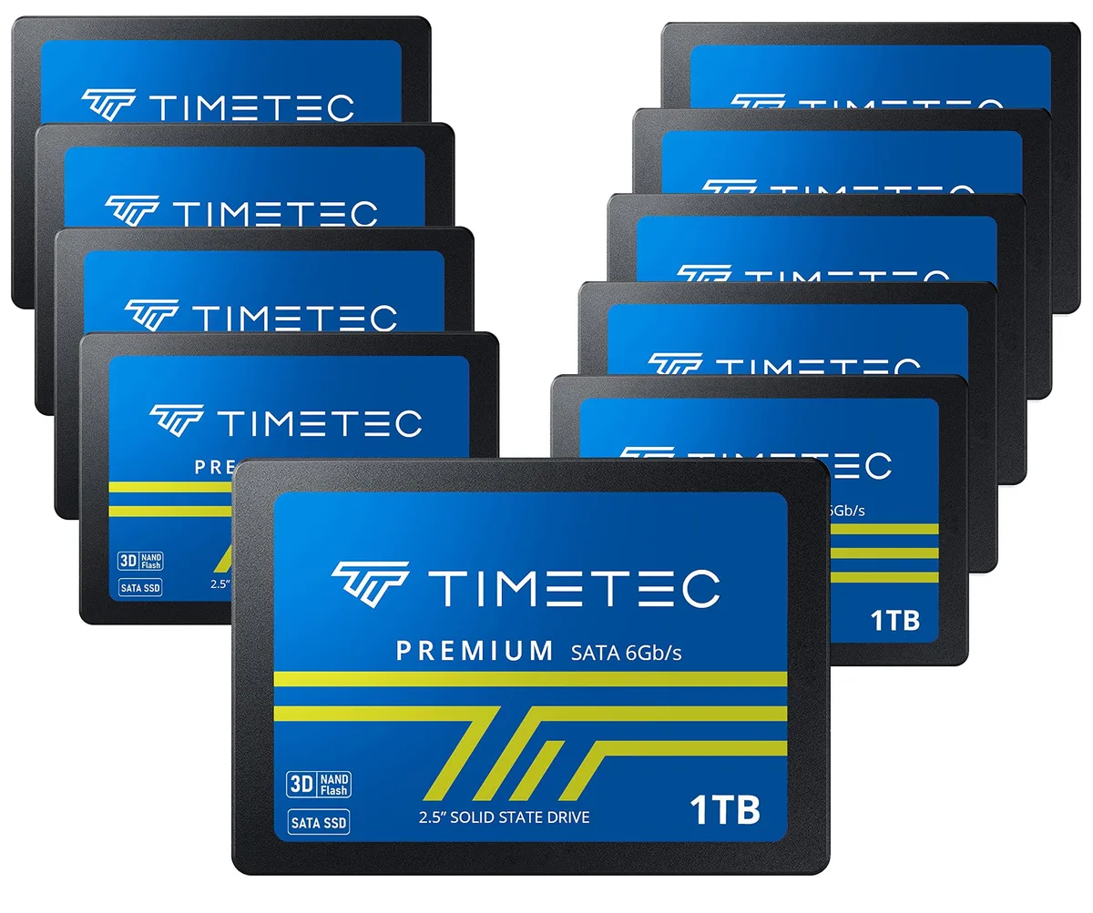 Timetec Timetec 1TB SATA 2.5" 7mm internal SSD 10 pack — product photo
