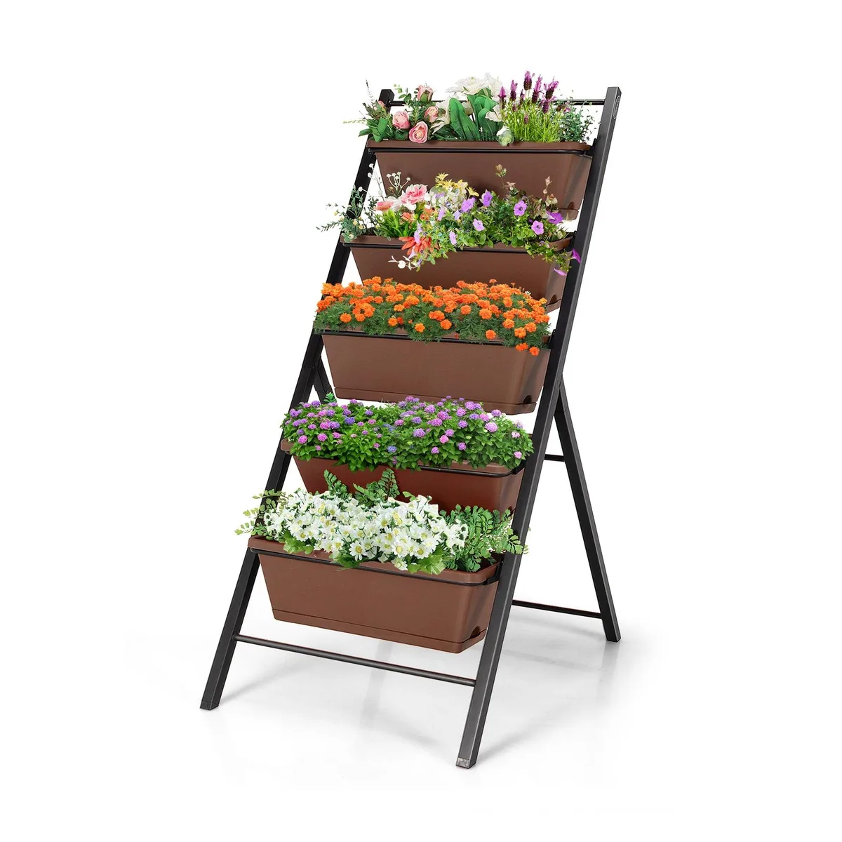 SlickBlue SlickBlue 5-tier Vertical Garden Planter Brown — product photo