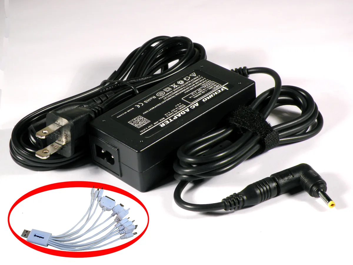 iTekiro iTekiro HP.TAC030WCQHP.NP2 AC Adapter Charger 30W 10-in-1 Cable — product photo