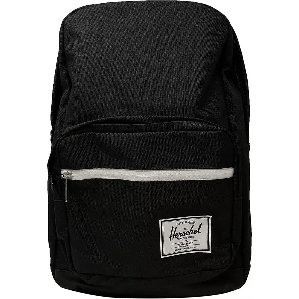 Herschel Pop Quiz 22L backpack black fabric padded laptop sleeve